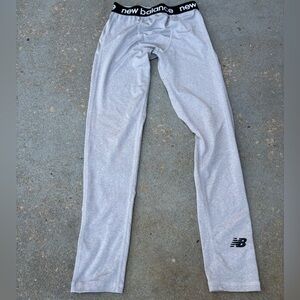 New Balance Kids Light Gray Leggings